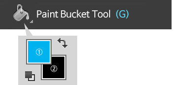 paint bucket tool (g)