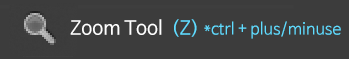 zoom tool (z)