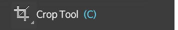 crop tool (c)