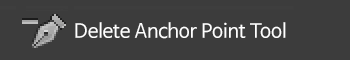 delete anchor point tool