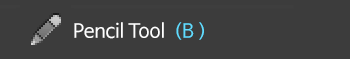pencil tool (b)