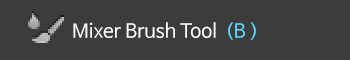mixer brush tool (b)
